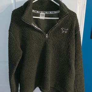 Victoria’s Secret pink Sherpa pullover